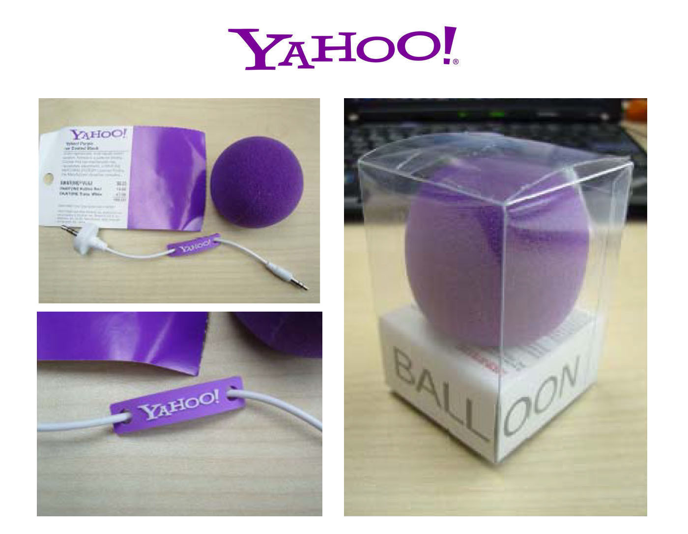 Yahoo Hong Kong Balloon Speaker