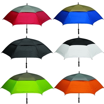 Double-Deck Straight Golf Umbrella