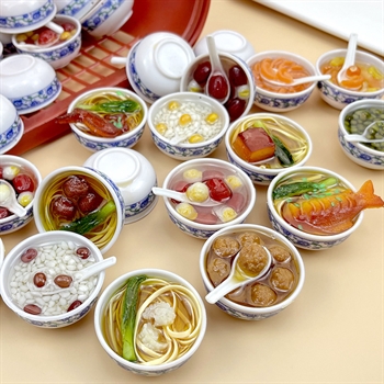 迷你仿真食物匙扣